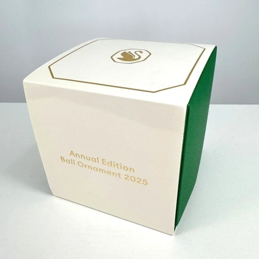 Swarovski Crystal Annual‎ Edition Ball Ornament Moon 2025 STUNNING